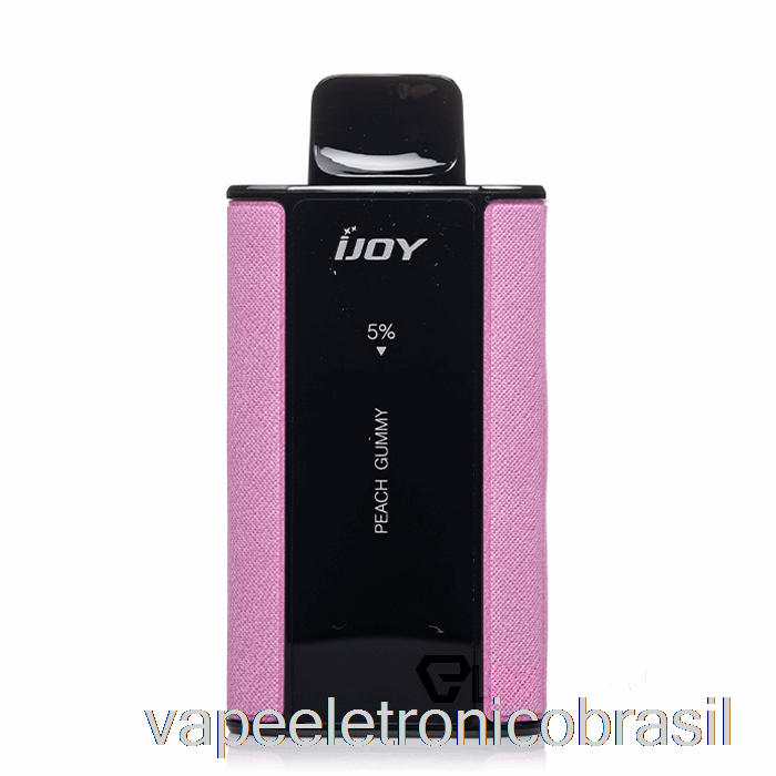 Vape Eletrônico Ijoy Capitão 10000 Goma De Pêssego Descartável